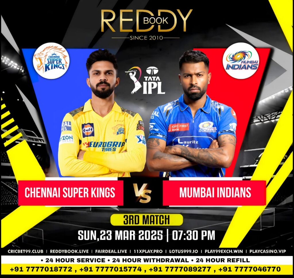CSK vs MI Match Prediction: Who Will Win Today IPL Match 3 2025?: REddy Anna