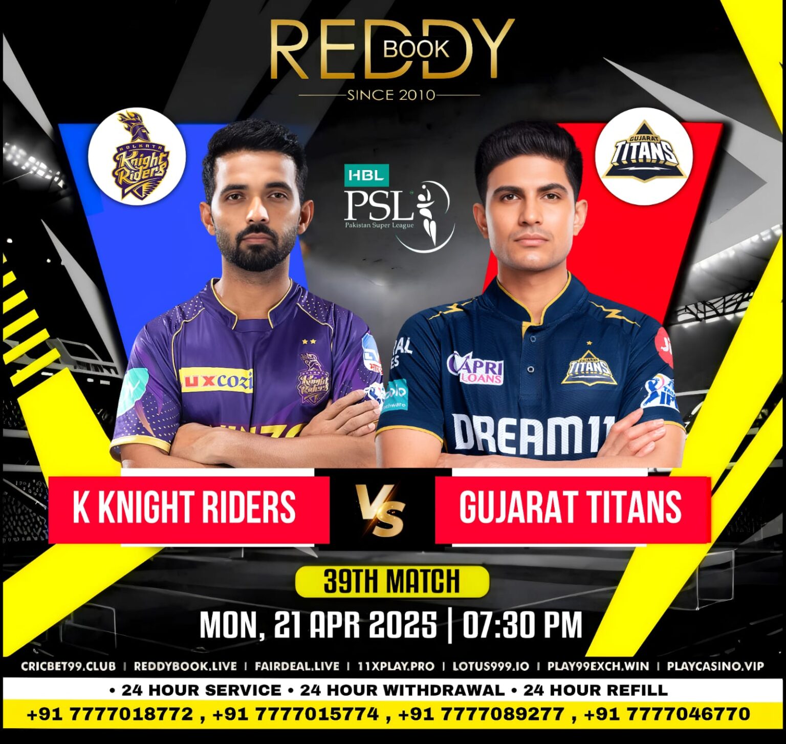 KKR vs GT Match Prediction: Who Will Win Today's IPL Match 39 2025? | Reddy Anna