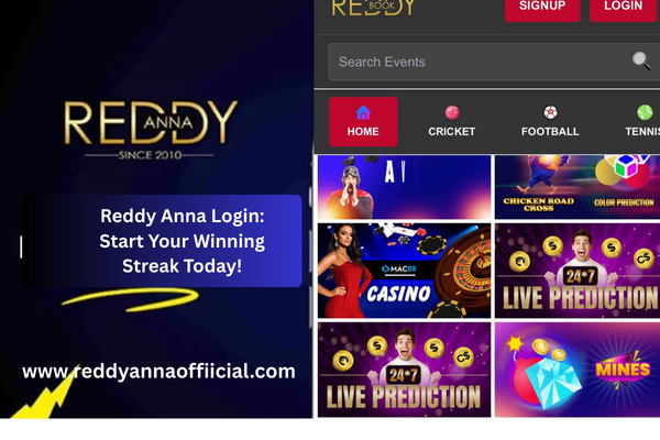 Reddy Anna Login: Start Your Winning Streak Today!