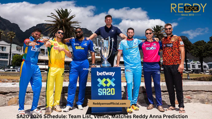 SA20 2026 Schedule: Team List, Venue, Matches Reddy Anna Prediction