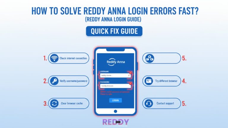 How to solve Reddy Anna login errors fast? (Reddy Anna login guide)
