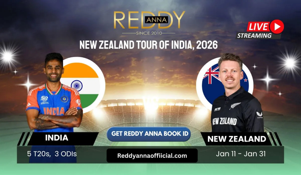 New Zealand Tour of India 2026: Full Series Guide for Reddy Anna Users