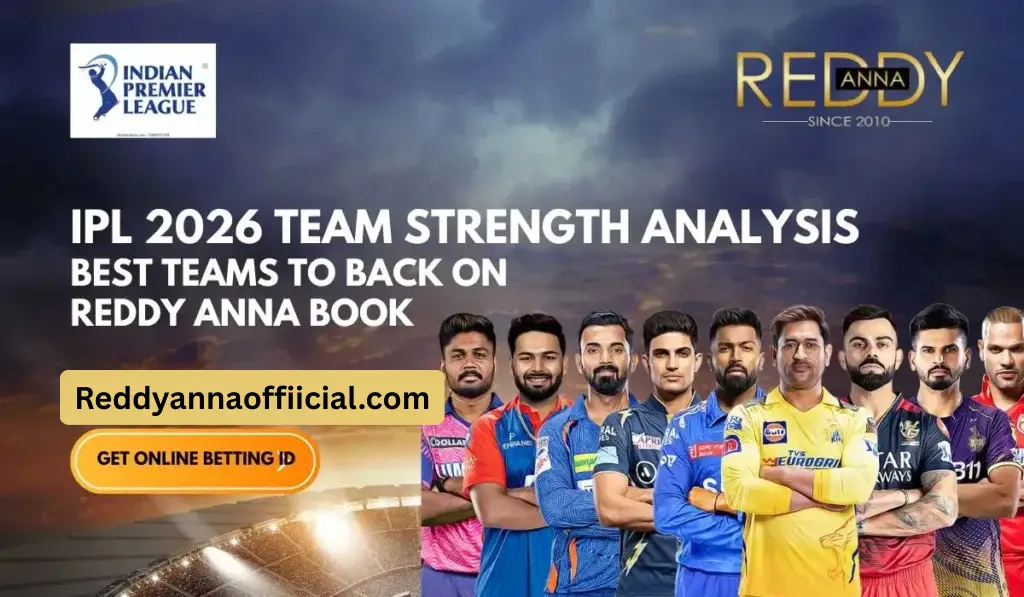 IPL 2026 Team Strength Analysis: Best Teams to Back on Reddy Anna Book