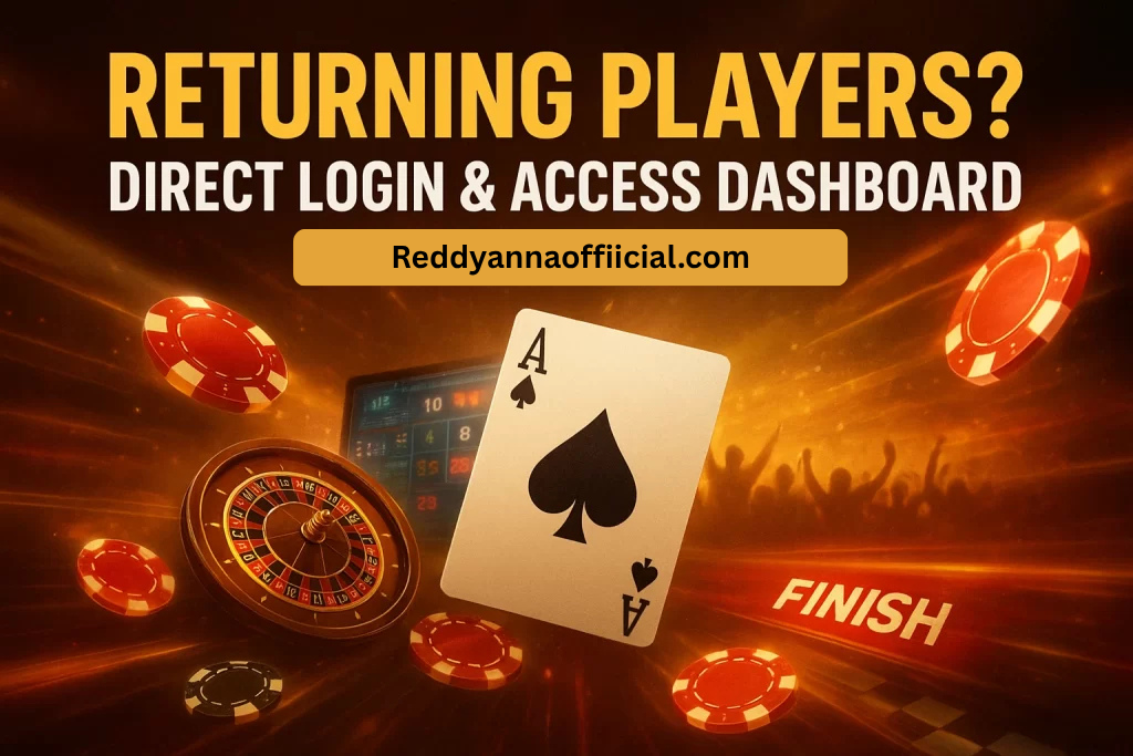 Reddy Anna Book Login Process