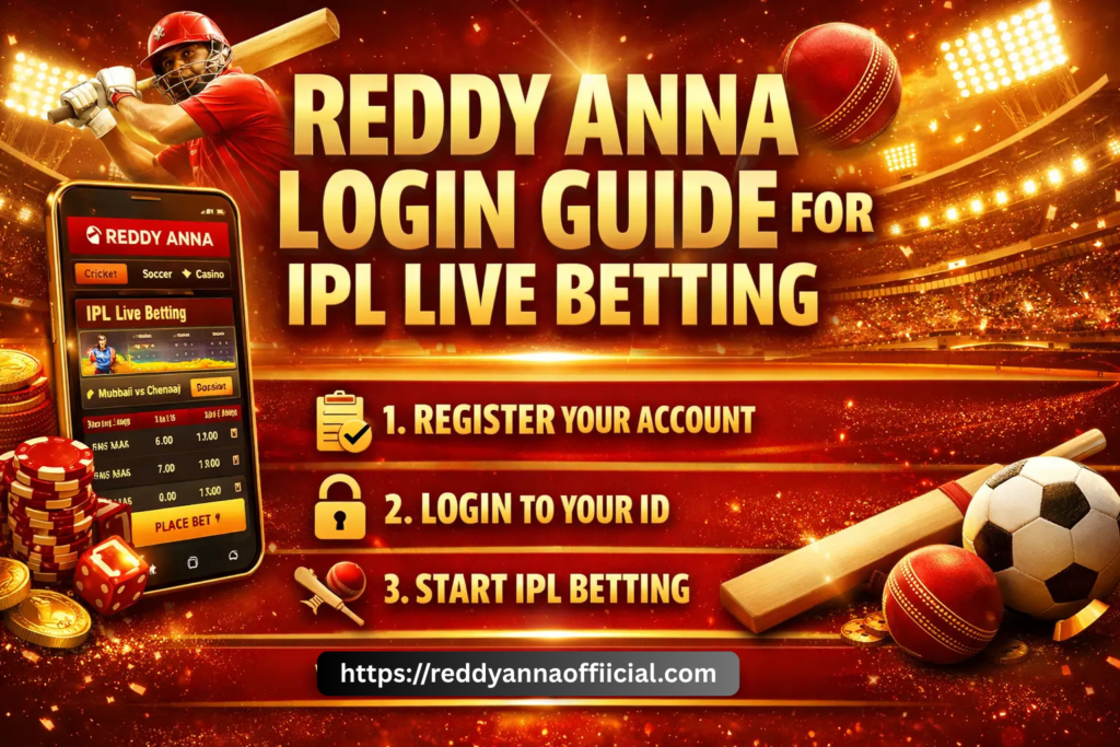 Reddy Anna Login Guide for IPL Live Betting