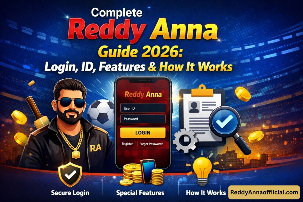 Complete Reddy Anna Guide 2026: Login, ID, Features & How It Works