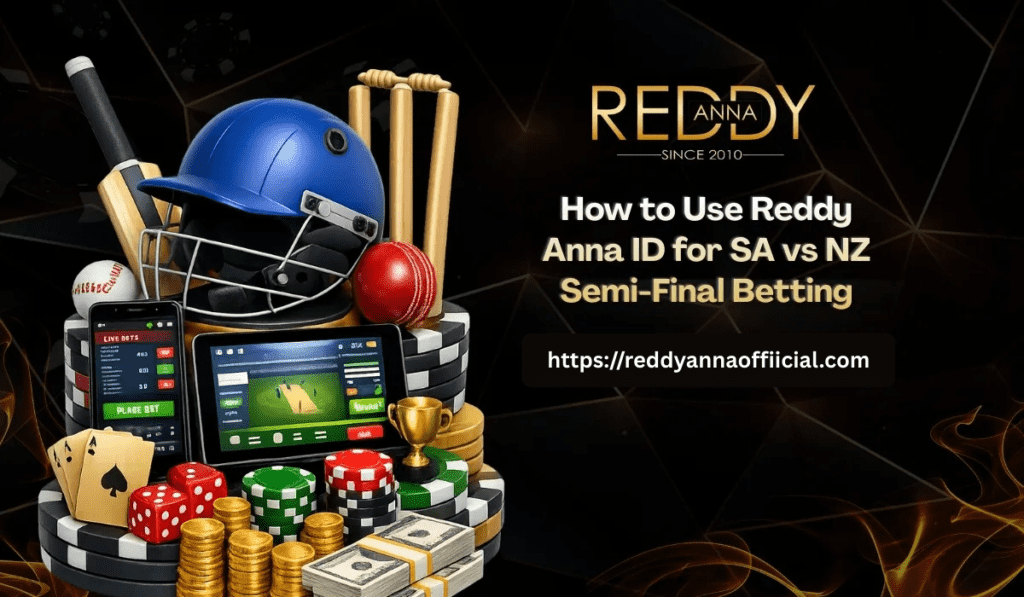 How to Use Reddy Anna ID for SA vs NZ Semi-Final Betting
